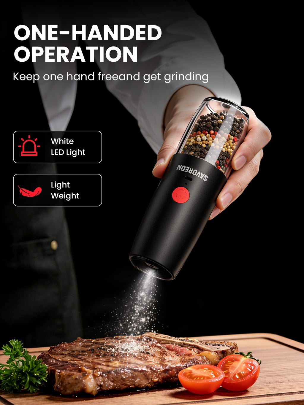 RG1 Electric Salt and Pepper Grinder