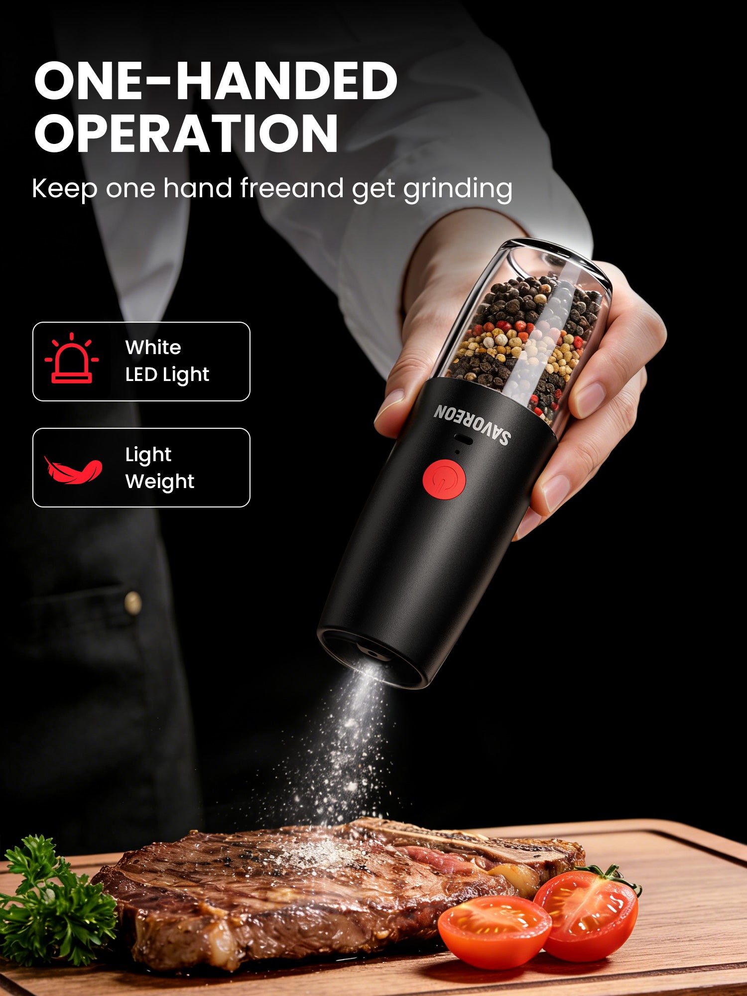 RG1 Electric Salt and Pepper Grinder