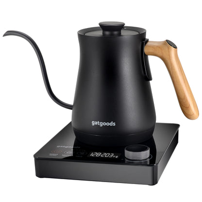 GatKettle, Gooseneck Electric Kettle, ±1℉ Temperature Control, 1200W, for Coffee & Tea