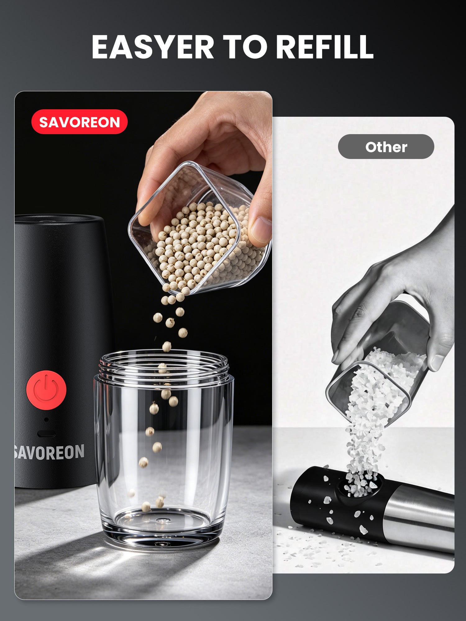 RG1 Electric Salt and Pepper Grinder