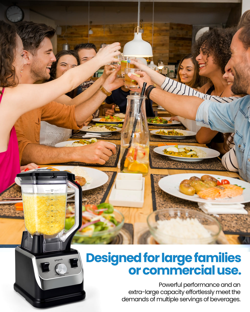Professional-Grade Countertop Blender