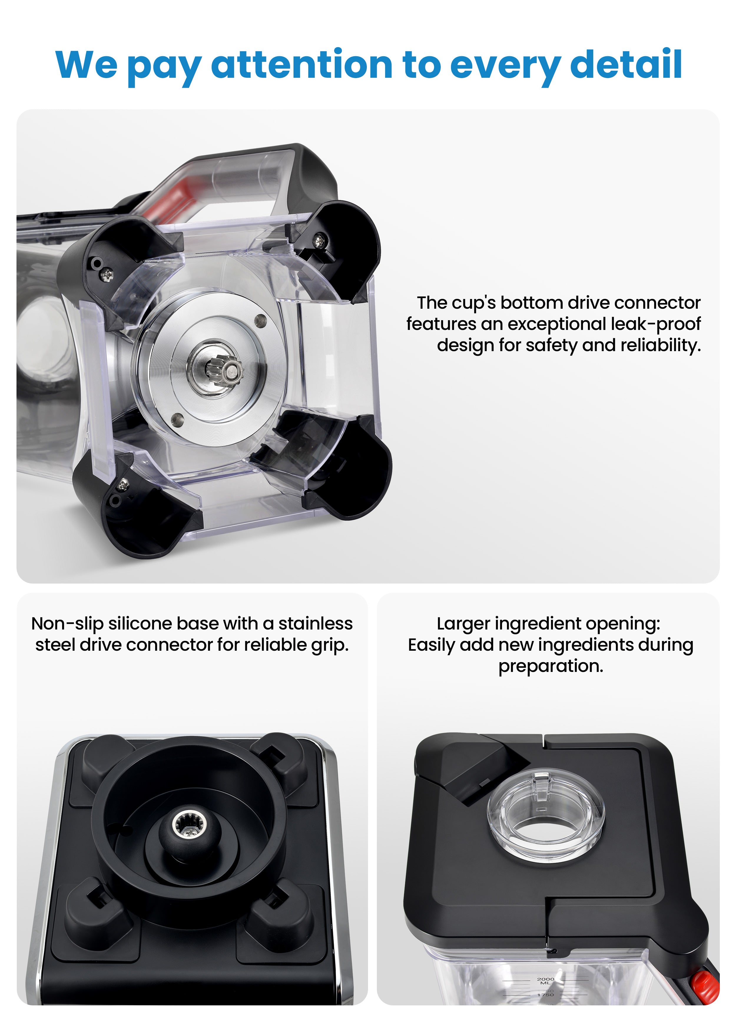 Professional-Grade Countertop Blender