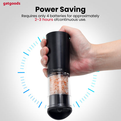 GatGrinder 2, Electric Salt & Pepper Grinder Set