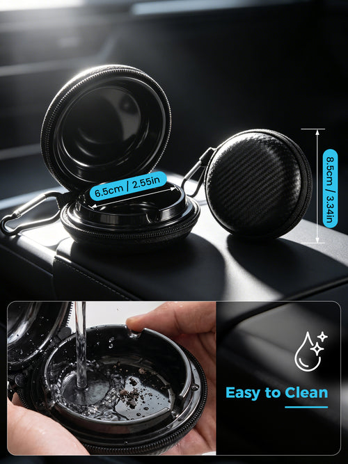 Portable Travel Ashtray – Compact, Washable & Easy to Clean | Outdoor & On-the-Go